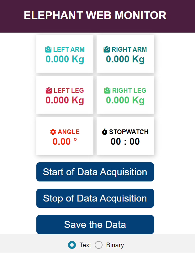 ELEPHANT WEB MONITOR UI