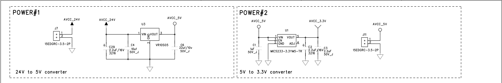 POWER#1 — 24V to 5V converter