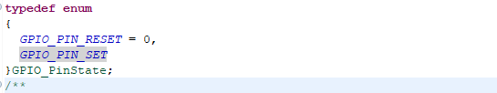 GPIO_PinState 정의