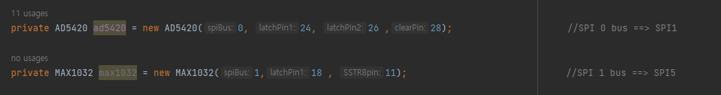 SPI Initialize 코드