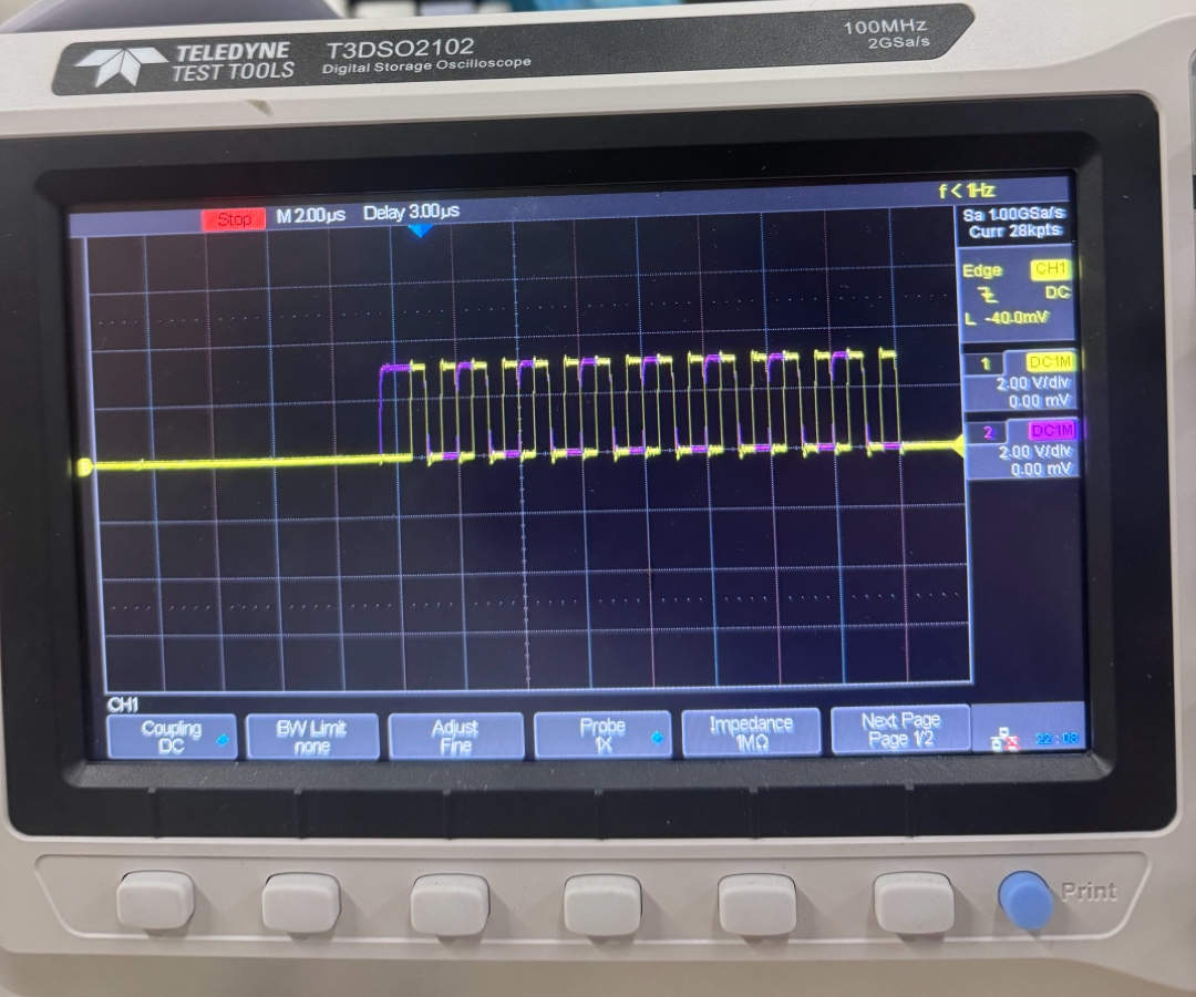 SPI1 수정 후 파형